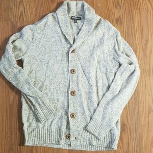 XL Express Beige Cardigan Sweater